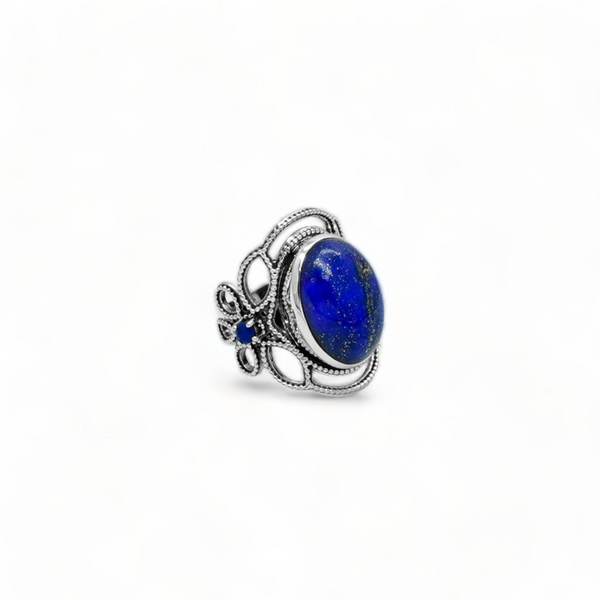 Sterling Silver Lapis Lazuli Ring SSR25