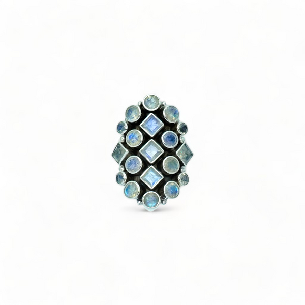 Sterling Silver Moonstone Ring SSR42