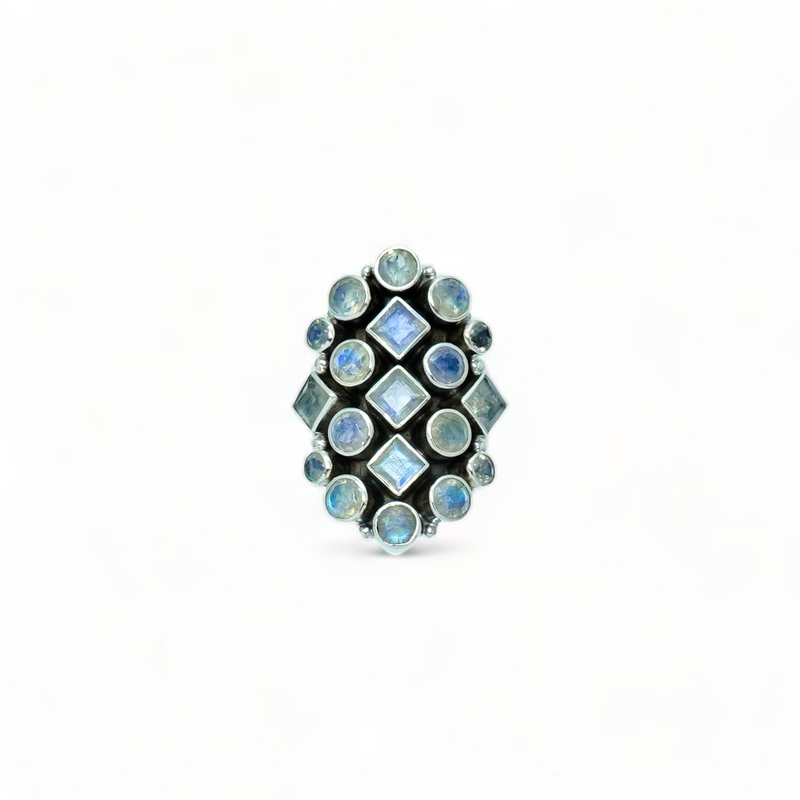 Sterling Silver Moonstone Ring SSR42
