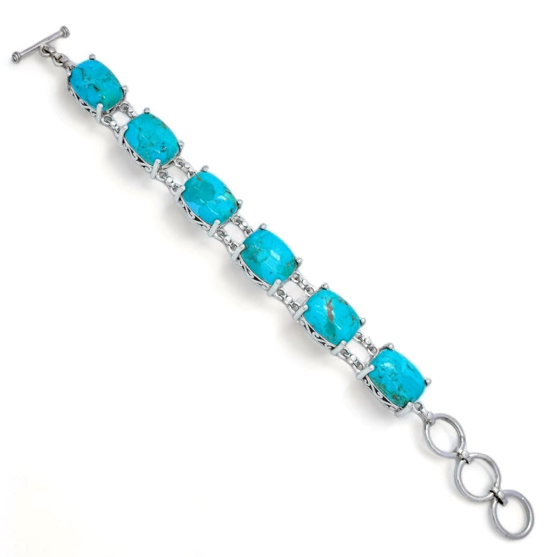 Sterling Silver Mohave Turquoise Bracelet SSBR10