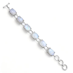 Sterling Silver Rainbow Moonstone Bracelet SSBR10