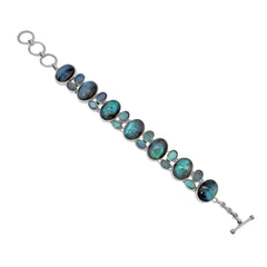 Sterling Silver Labradorite Bracelet SSBR4