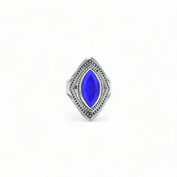 Sterling Silver Lapis Lazuli Ring SSR350