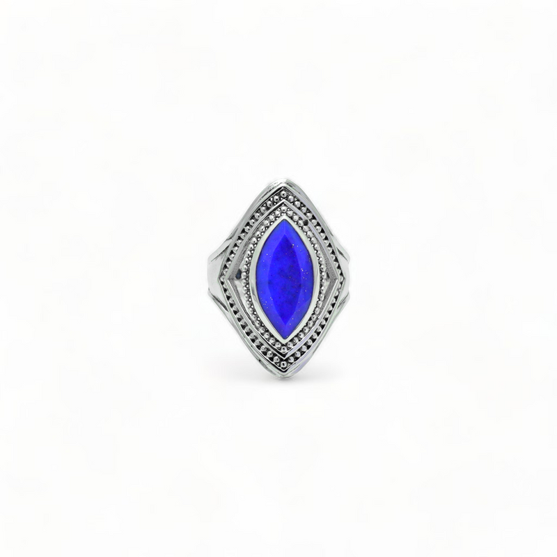 Sterling Silver Lapis Lazuli Ring SSR350