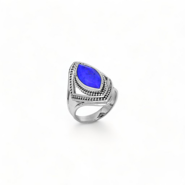 Sterling Silver Lapis Lazuli Ring SSR350