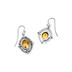 Sterling Silver Citrine Earrings SSER218