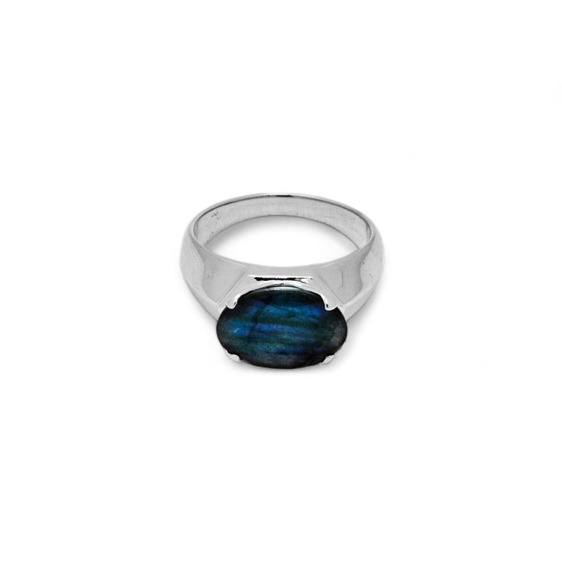 Sterling Silver Labradorite Ring SSR359