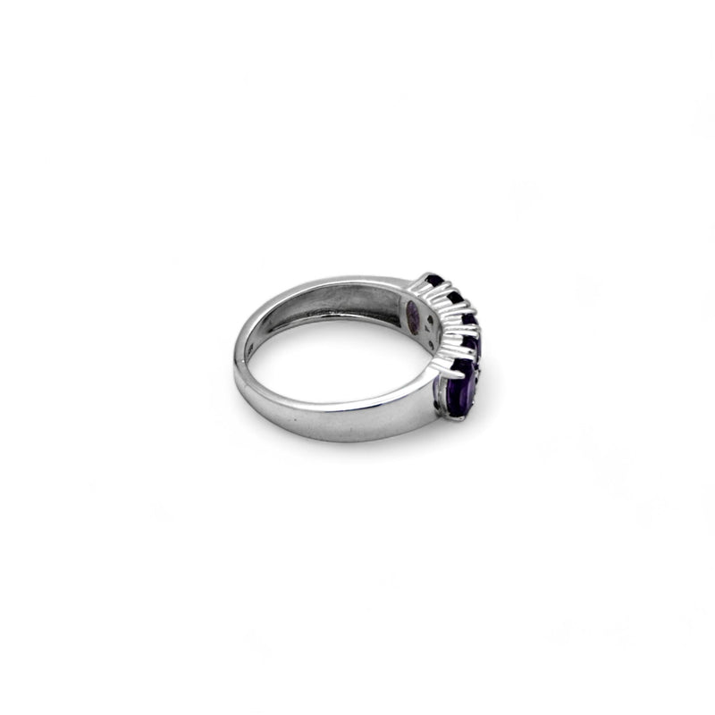 Sterling Silver Amethyst Ring SSR360