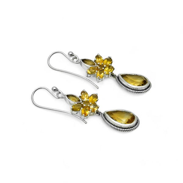 Sterling Silver Citrine Earrings SSER223