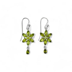 Sterling Silver Peridot Earrings SSER230