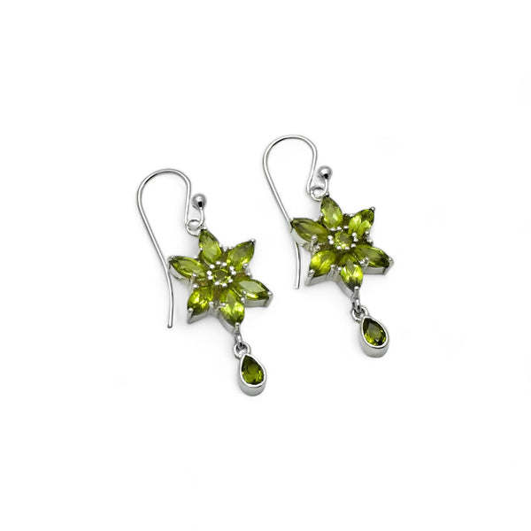 Sterling Silver Peridot Earrings SSER230