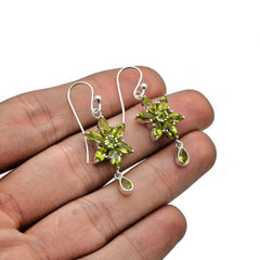 Sterling Silver Peridot Earrings SSER230
