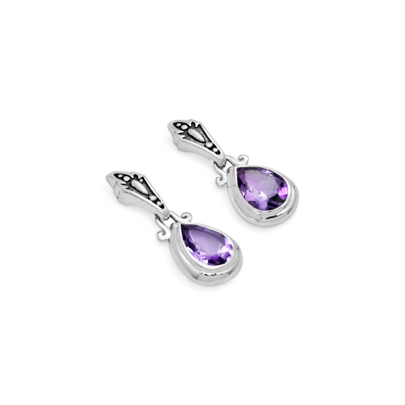 Sterling Silver Amethyst Earrings SSER233