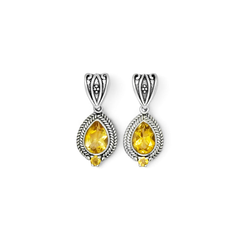 Sterling Silver Citrine Earrings SSER234