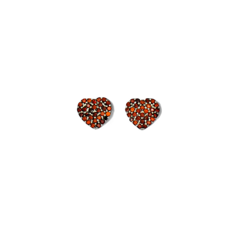 Sterling Silver CZ Stud Earrings SSER235