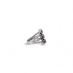 Sterling Silver Garnet Ring SSR85