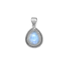 Sterling Silver Moonstone Pendant SSP195