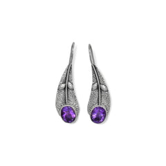 Sterling Silver Amethyst Earrings SSER197