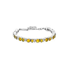 Sterling Silver Citrine Bracelet SSBR95