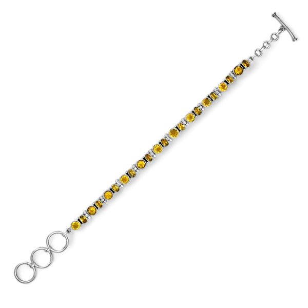 Sterling Silver Citrine Bracelet SSBR95