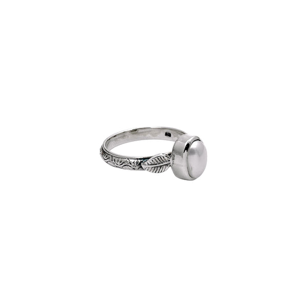 Sterling Silver Pearl Ring SSR418