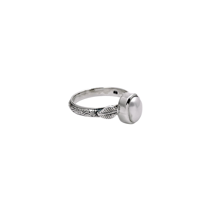 Sterling Silver Pearl Ring SSR418