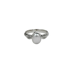 Sterling Silver Pearl Ring SSR418