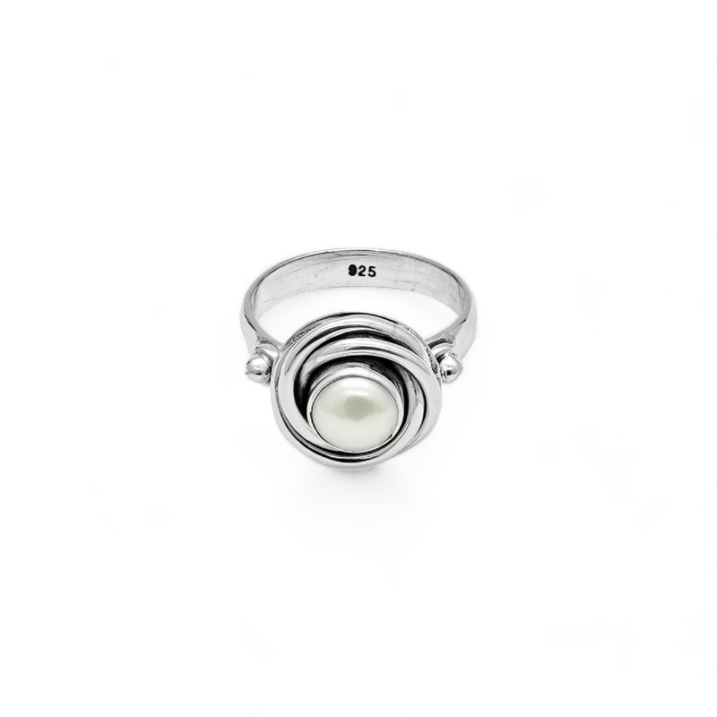 Sterling Silver Pearl Ring SSR44