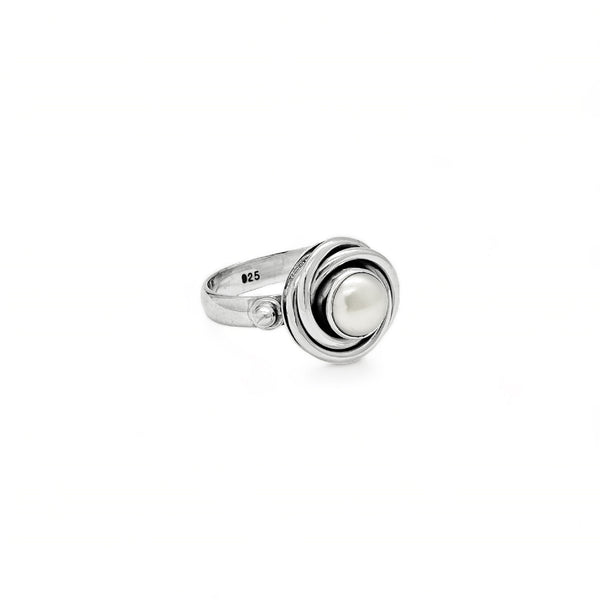 Sterling Silver Pearl Ring SSR44