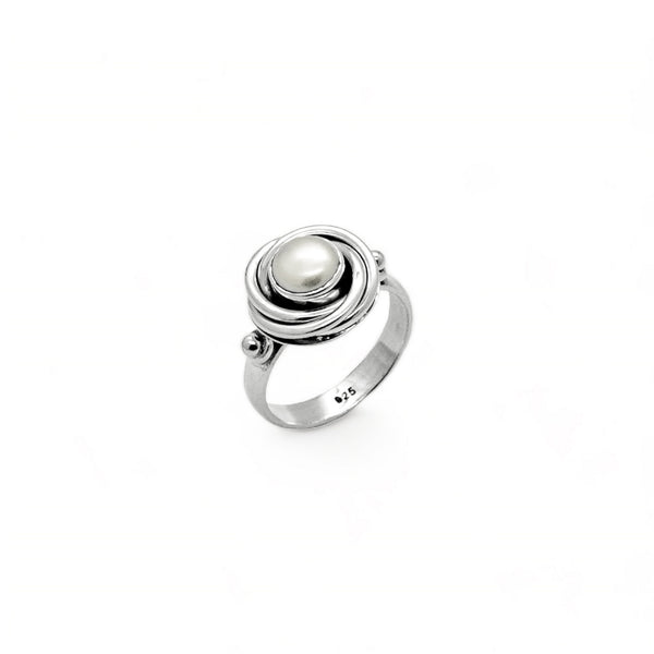 Sterling Silver Pearl Ring SSR44
