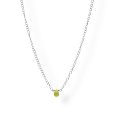925 Sterling Silver Lemon Quartz Necklace SSN25