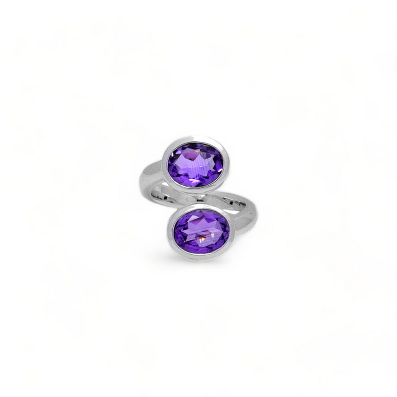 Sterling Silver Amethyst Ring SSR190