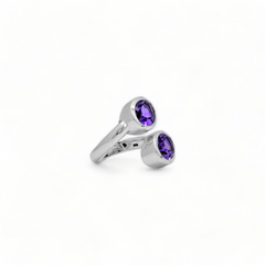 Sterling Silver Amethyst Ring SSR190