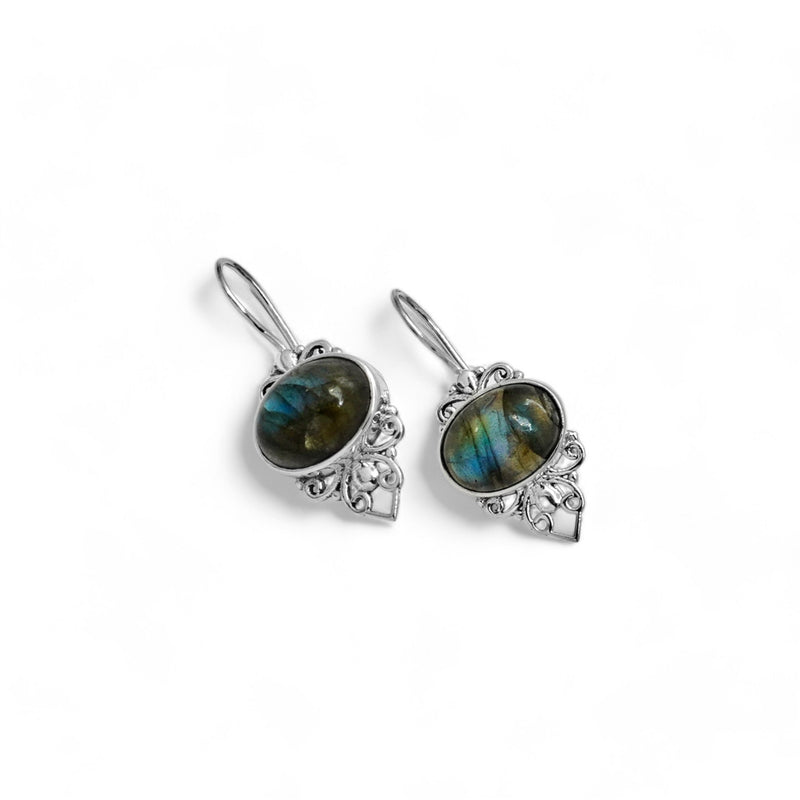 Sterling Silver Labradorite Earrings SSER5