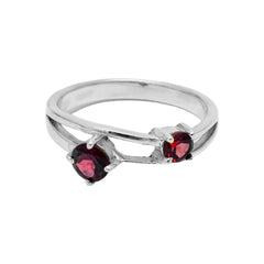 Sterling Silver Garnet Ring SSR143