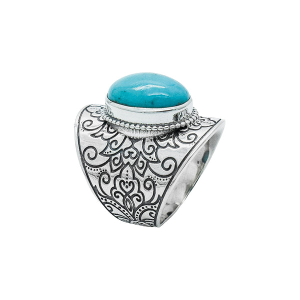 Sterling Silver Arizona Turquoise Ring SSR239