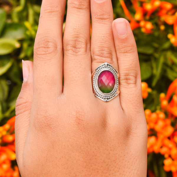 Sterling Silver Quartz Ring SSR23