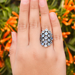 Sterling Silver Moonstone Ring SSR42