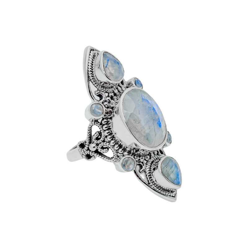 Sterling Silver Moonstone Ring SSR142