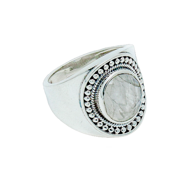 Sterling Silver Moonstone Ring SSR164