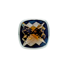 Sterling Silver Smoky Quartz Ring SSR166
