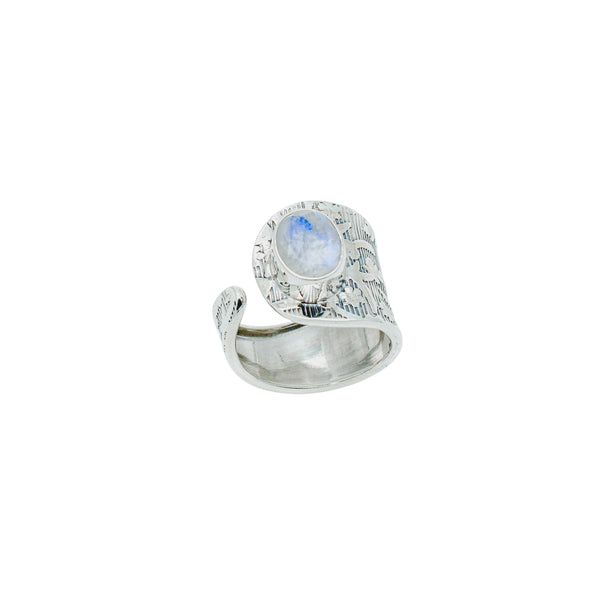 Sterling Silver Moonstone Ring SSR213