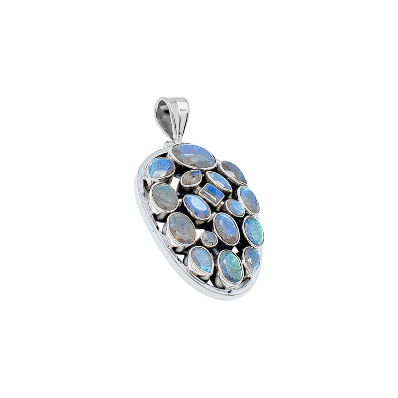 Sterling Silver Labradorite Pendant SSP89