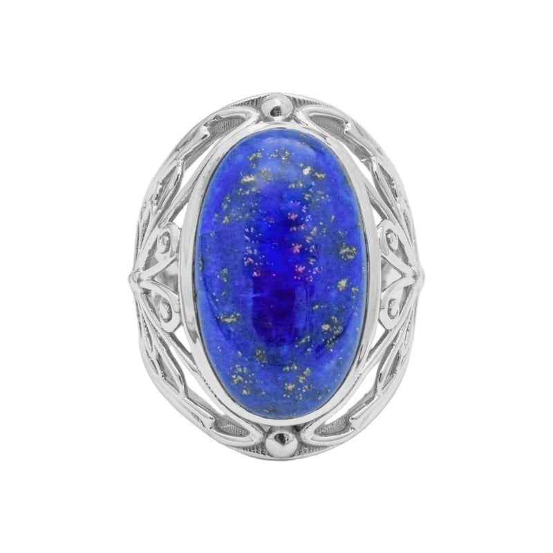 Sterling Silver Lapis Lazuli Ring SSR129