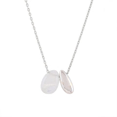 Sterling Silver Moonstone Necklace SSN20