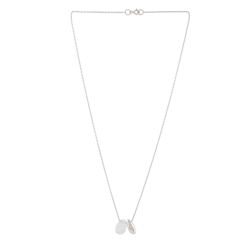 Sterling Silver Moonstone Necklace SSN20
