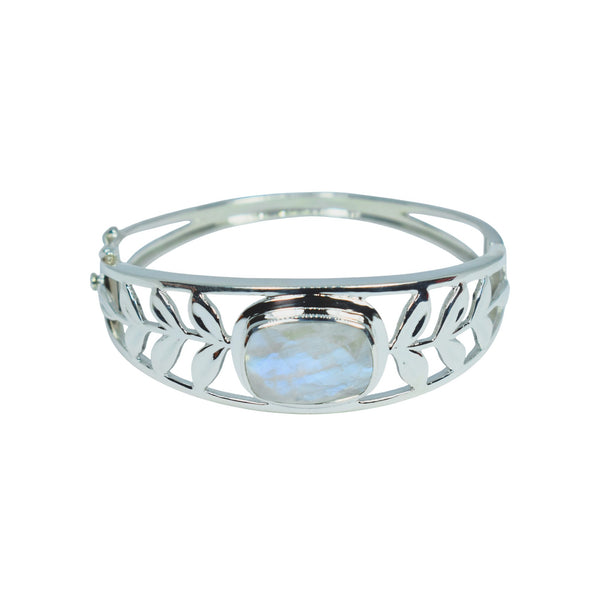 Sterling Silver Moonstone Cuff Bracelet SSBR2