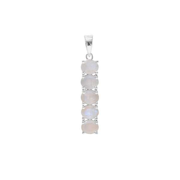 Sterling Silver Moonstone Pendant SSP125