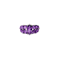 Sterling Silver Amethyst Ring SSR147