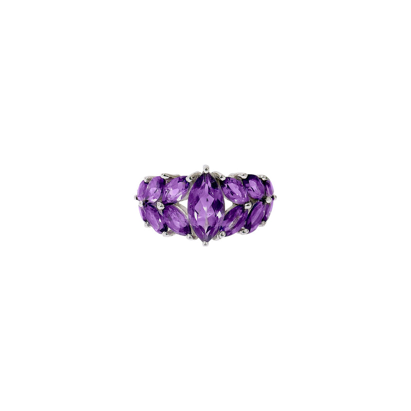Sterling Silver Amethyst Ring SSR147